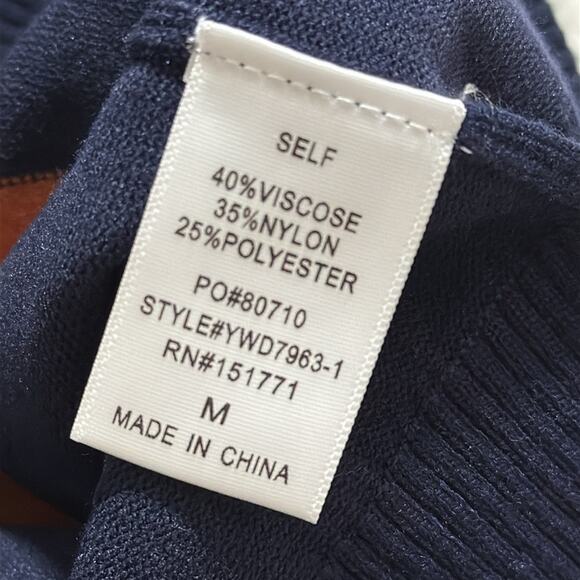 SOLD DO NOT BUY GILLI medium striped color block turtleneck body con midi - Picture 5 of 10